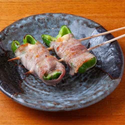 ピーマンチーズ肉巻き