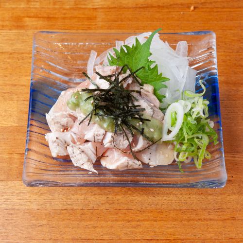 三河赤鶏鶏わさ