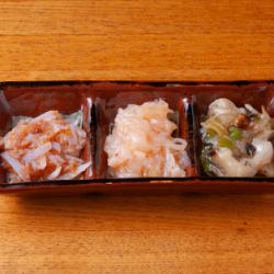 冷や奴/珍味盛り合わせ