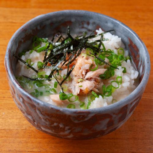 鶏白湯茶漬け(鶏、鮭、明太子)/焼き鳥丼