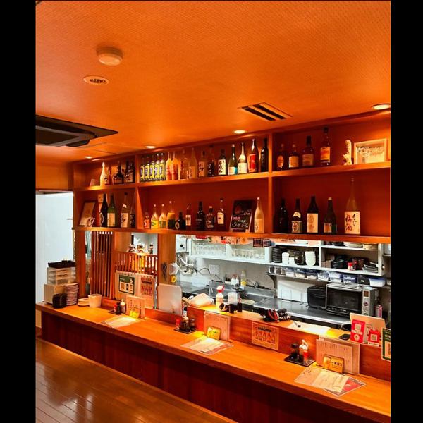 カウンター席あり。会社帰りやちょい飲みに♪全席掘りごたつです！