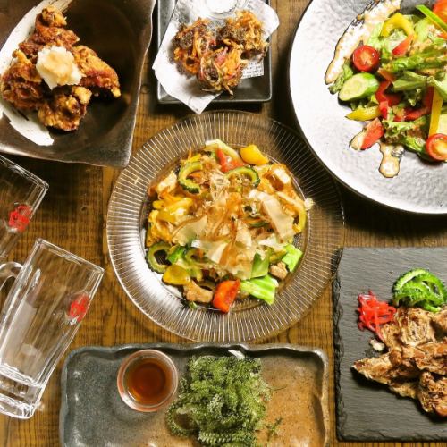 沖縄居酒屋ならではのコース！貸切は20名様から可能です★