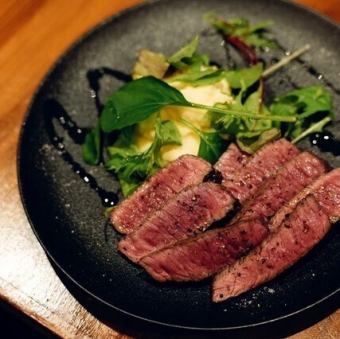 国産牛イチボのステーキ