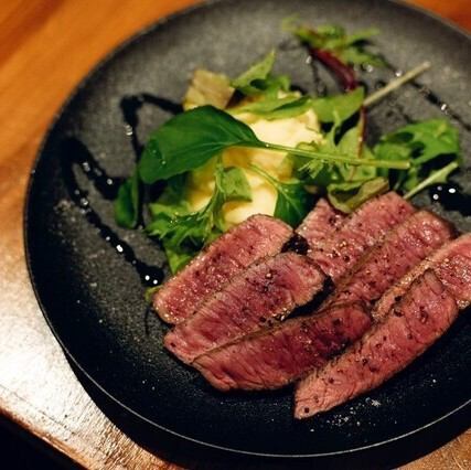 国産牛イチボのステーキ