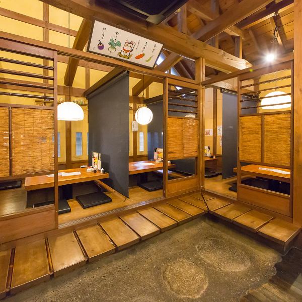 A tatami room that is also one of our specialties.Because it is a semi-private room, you can spend time without worrying about the surroundings ♪ Also, it is a nice point for families that are safe even with children ♪ It is a perfect seat for banquets ♪