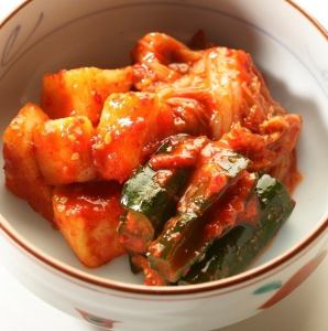 自家製キムチ盛り合わせ