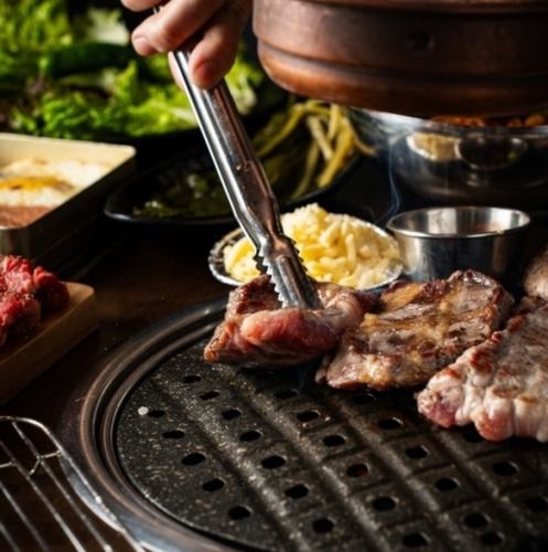 【豚牛鶏トリプル韓国式焼肉セット】