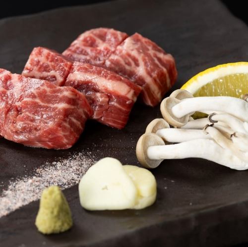 厳選ミスジの鉄板ステーキ