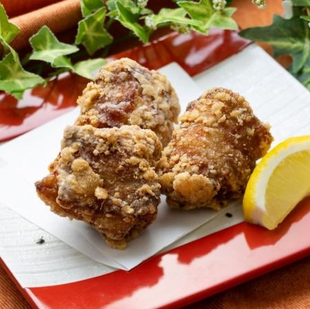 四万十鶏の唐揚げ<自家製醤油ダレ>3個