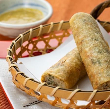 鰹と海老の春巻き 1本