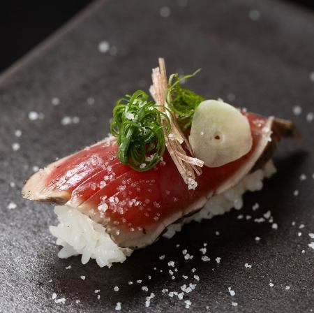 塩たたきの握り<黒潮町産天日塩使用>1貫