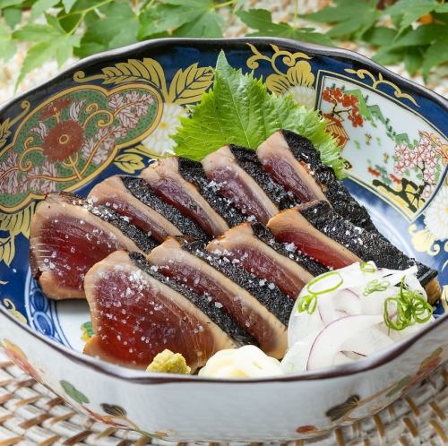 藁焼き鰹 塩たたき 6切【高知県黒潮町産天日塩使用】