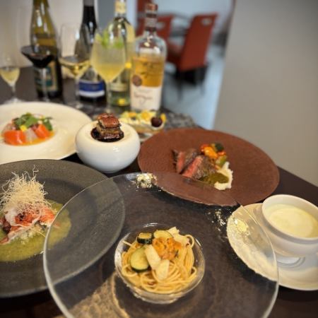 【７月限定ディナーコース】季節は夏本番♪全9品　8900円（税込）