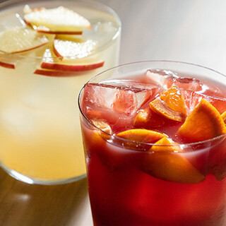 Homemade sangria too