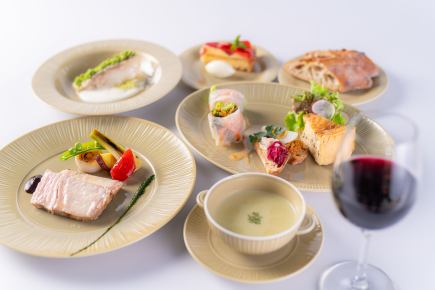Course meal plan [Course B] + 90 minutes of all-you-can-drink
