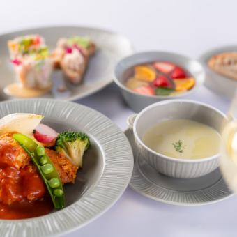 Course meal plan [Course A] + 90 minutes of all-you-can-drink