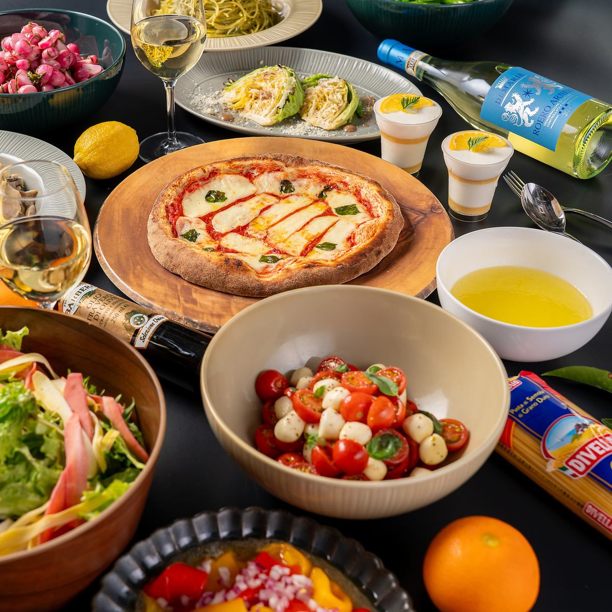 季節に合わせてお作りする多彩な料理