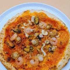 シラスと海老のレモントマトソース