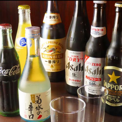 鰻の旨みを引き立てる厳選ドリンクをご用意◎ビールや日本酒も！
