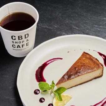 CBD vegan cake + CBD drink set 2037 yen (tax included)