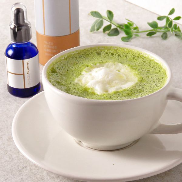 Our popular drink★Relaxing Yuzu Matcha 1,100 yen (tax included)
