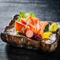 Shinshu salmon sashimi