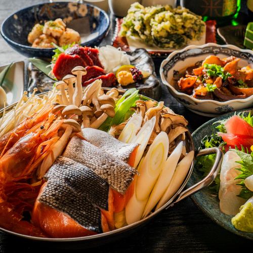 신슈 향토 요리의 보고! 개인 실에서 즐길 수있는 명물 일품의 여러 가지!