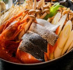 Shinshu salmon miso hotpot