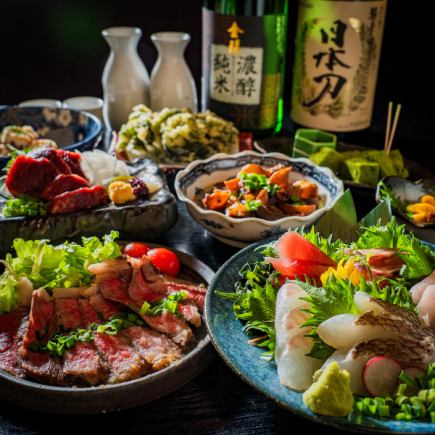 [3 hours all-you-can-drink included] Shinshu beef steak as the main dish!! "Shinshu Special Course" 10 dishes total for 6,000 yen☆Banquet◎