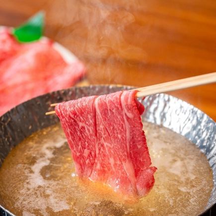 [3 hours all-you-can-drink included] Horse shabu-shabu! Shinshu's finest! "Exquisite course" 9 dishes total for 8,000 yen ☆ All-you-can-drink sake included