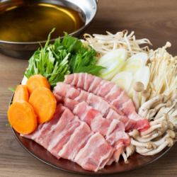 特製豬肉湯涮涮鍋（1人份）