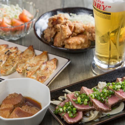 おつまみメニュー&〆も充実♪