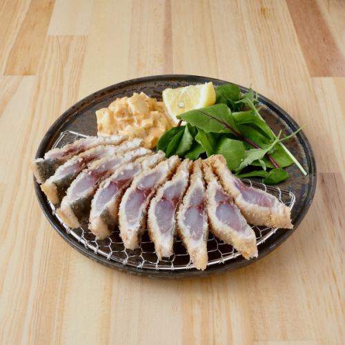 名物レアアジフライ