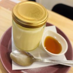 洋食屋の手作りプリン