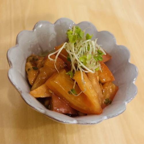 토마토 마늘 마리네