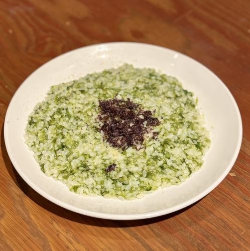 生海苔と柚子胡椒のクリームリゾット