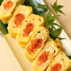 香辣鱈魚籽煎蛋捲