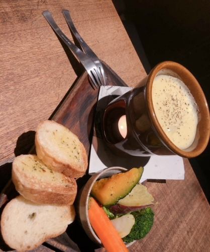 ~ Dishes using seasonal dishes ~ Cheese fondue