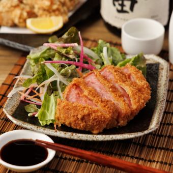 厚切りハムカツ