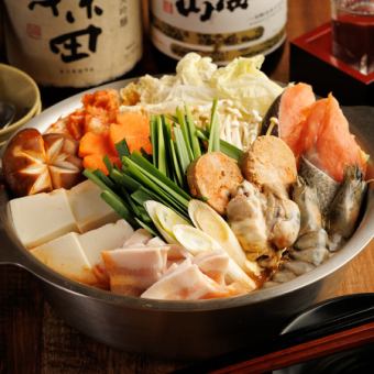 【満腹必至!ボリューム満点◎2時間飲み放題付】 鳥道酒場 -冬の豪華コース- 4,180円 <全10品>