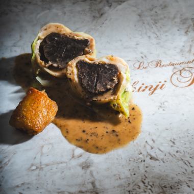 Dinner course Ｃ トリュフの丸ごと料理を含む 全18品