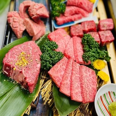 【伊贺牛高级套餐】高级伊贺牛5种拼盘、生食、夏多布里昂等（仅限烹饪）