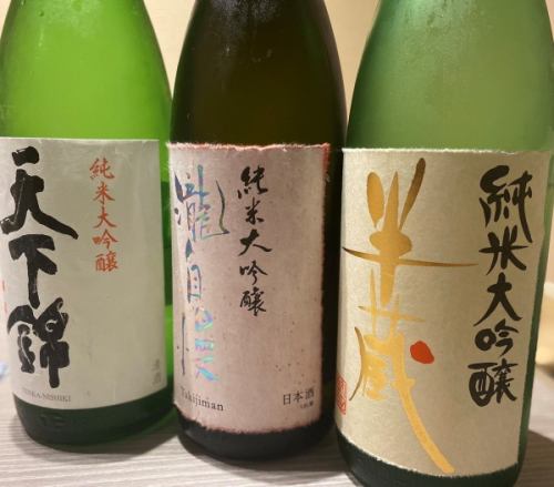 We have a lot of local sake from Iga!