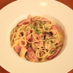 キノコ・ベーコン