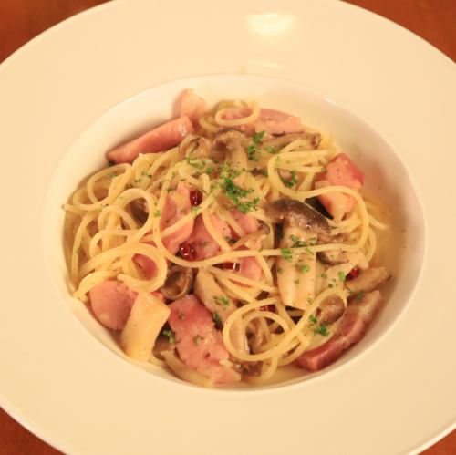 キノコ・ベーコン