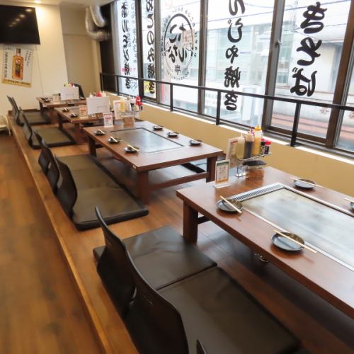 小上がり席で寛げる◎