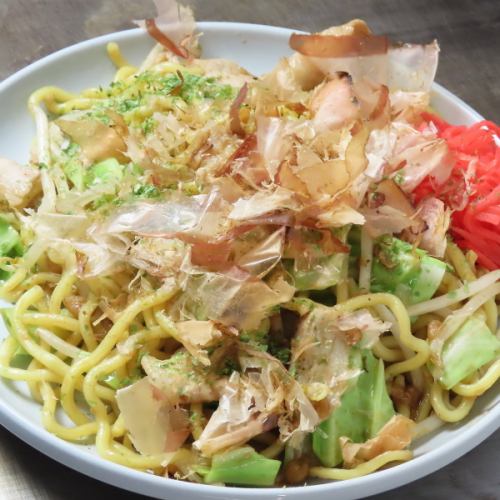 味噌ホルモン焼きそば