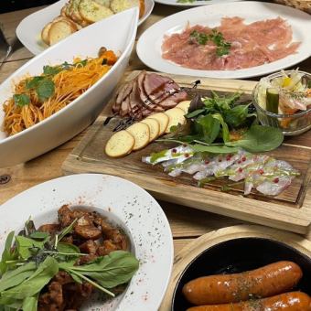 【歓送迎会おすすめコース】Jenny's貸切パーティープラン120分飲放付4400円