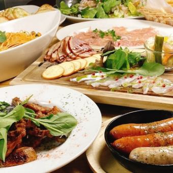 【歓送迎会おすすめコース】Jenny's貸切パーティープラン120分飲放付5000円