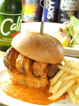 ミラノ風チキンカツレツバーガー